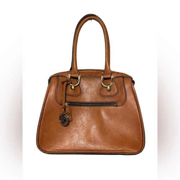 london fog Handbags - London Fog Tan Leather Handbag